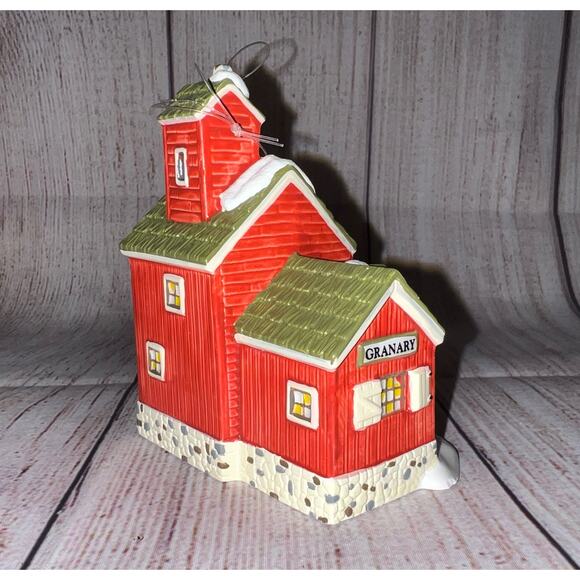 Dept. 56 Classic Ornament Series Snow Village “J. Young’s Granary” #98632 - Picture 5 of 16